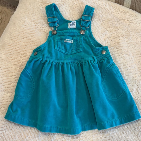 GAP Other - Vintage babyGap Blue Jeans Teal Jumper Dress
Size: XL (18–24 Months)